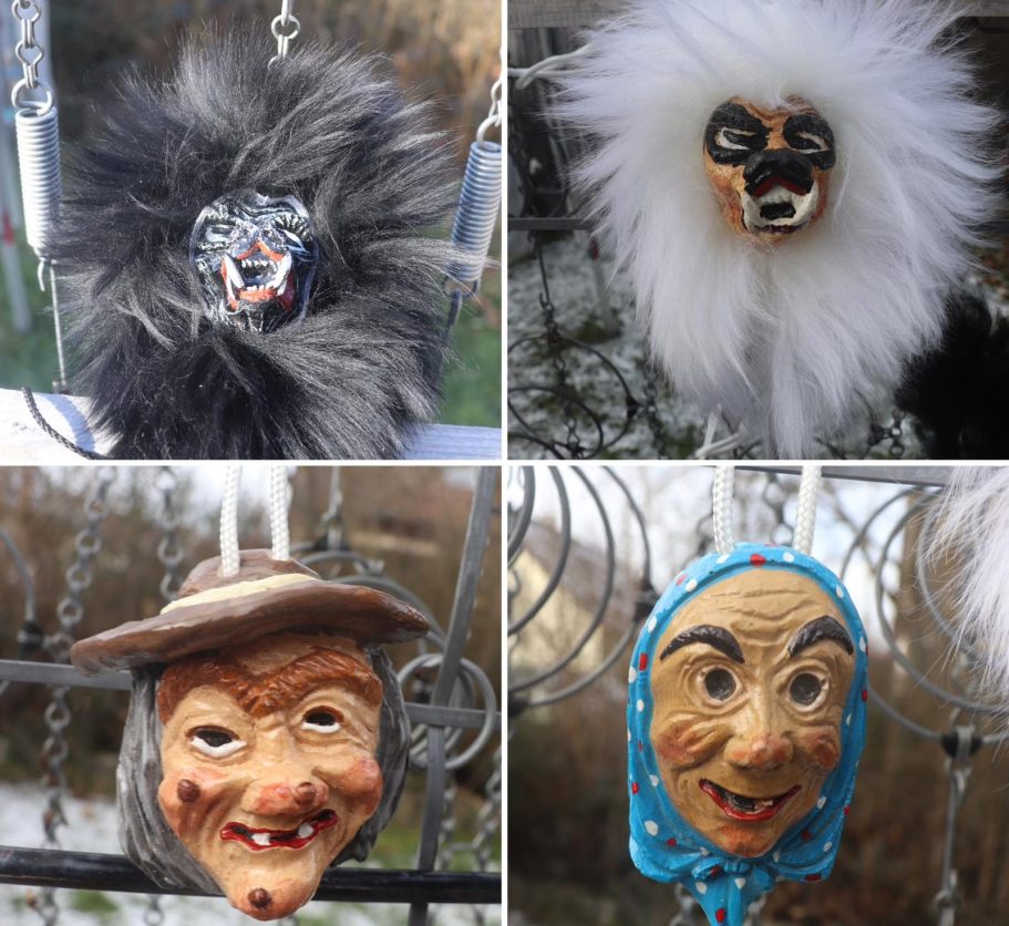 Zunft-Maske der Narrenzunft Burgrieden